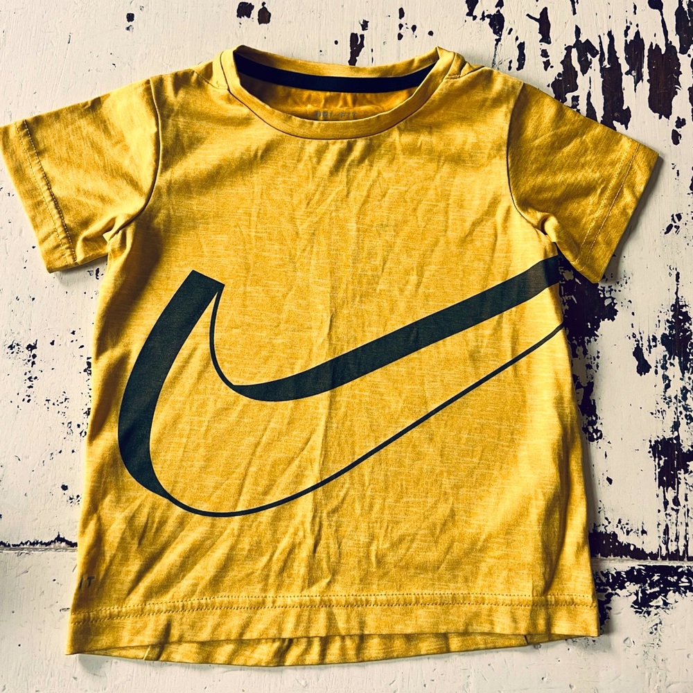 Nike yellow DRI-FIT tee